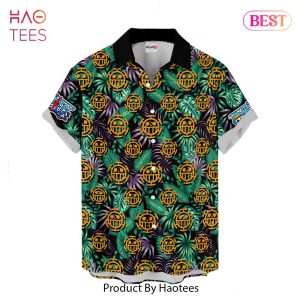 THE BEST Trafalgar D Law Symbol Hawaiian Shirts Custom Anime Merch Clothes for Men Women