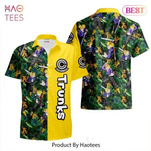 THE BEST Trunks Super Saiyan Hawaiian Shirts Custom Anime Merch Clothes for Men Women