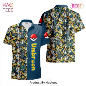 THE BEST Umbreon Hawaiian Shirts Custom Anime Merch Clothes for Men Women
