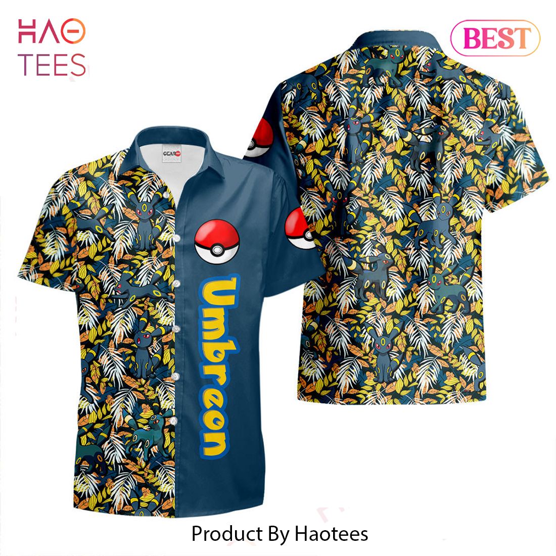 THE BEST Umbreon Hawaiian Shirts Custom Anime Merch Clothes for Men Women THE BEST Umbreon Hawaiian Shirts Custom Anime Merch Clothes for Men Women