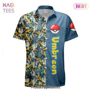 THE BEST Umbreon Hawaiian Shirts Custom Anime Merch Clothes for Men Women