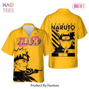 THE BEST Uzumaki Naruto Nine Tails Mode Hawaiian Shirt Anime Shirt for Men Women