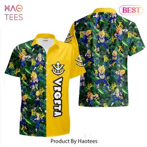 THE BEST Vegeta Super Saiyan Hawaiian Shirts Custom Anime Merch Clothes for Men Women