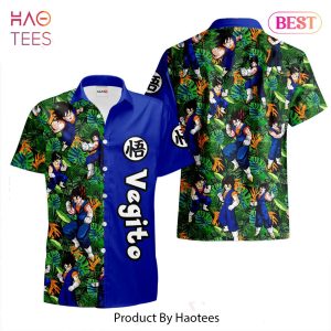 THE BEST Vegito Hawaiian Shirts Custom Anime Merch Clothes for Men Women