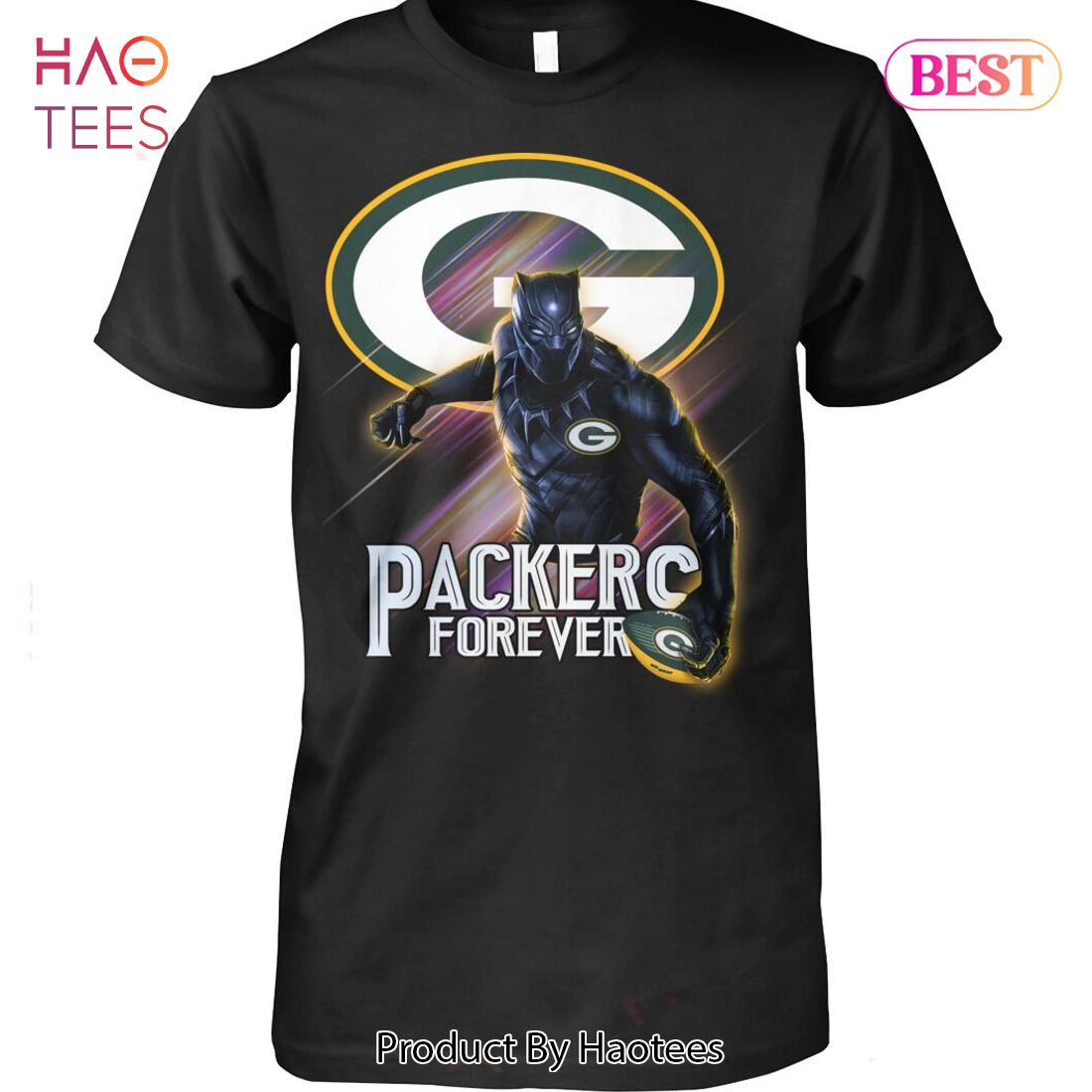 NEW Green Bay Packers Black Panther Unisex T-Shirt NEW Green Bay Packers Black Panther Unisex T-Shirt