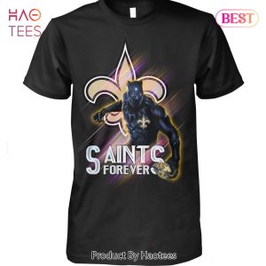 NEW New Orleans Saints Black Panther Unisex T-Shirt