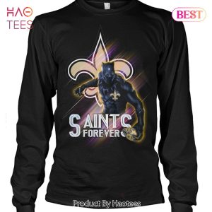 NEW New Orleans Saints Black Panther Unisex T-Shirt