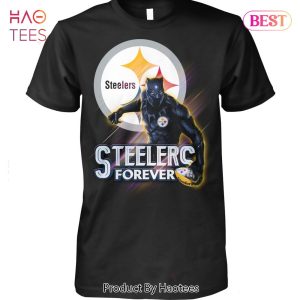 NEW Pittsburgh Steelers Black Panther Unisex T-Shirt
