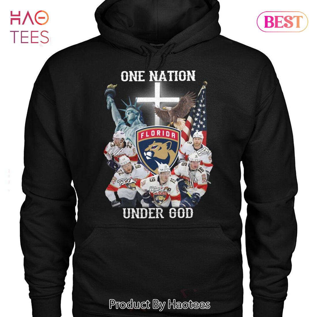 NEW 1st Nation Under God Florida Panthers Unisex T-Shirt NEW 1st Nation Under God Florida Panthers Unisex T-Shirt