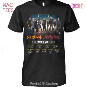 NEW Def Leppard The World Tour 2023 Unisex T-Shirt