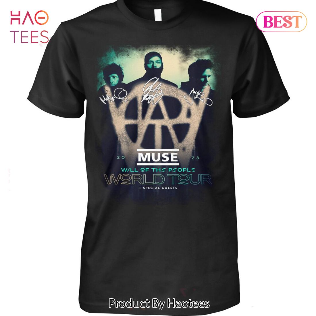 NEW Muse Will Of The People World Tour Special Guests Unisex T-Shirt NEW Muse Will Of The People World Tour Special Guests Unisex T-Shirt