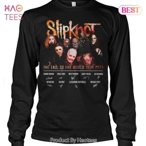 NEW Slipknot The End So Far World Tour 2023 Unisex T-Shirt