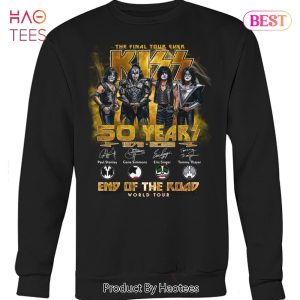The Final Tour Ever Kiss 50 Years 1973-2023 End Of The Road World Tour Unisex T-Shirt