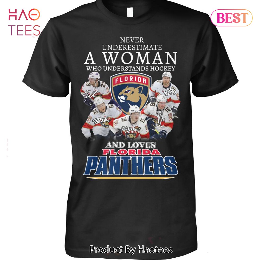 TRENDING Never Underestimate A Woman Who Understands Hockey And Love Florida Panthers Unisex T-Shirt TRENDING Never Underestimate A Woman Who Understands Hockey And Love Florida Panthers Unisex T-Shirt