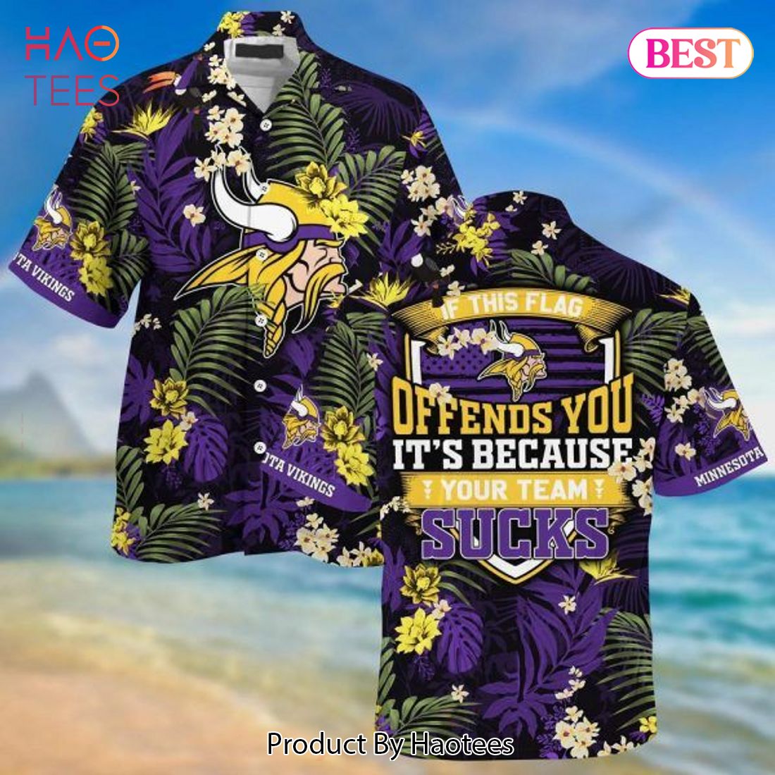 NEW Minnesota Vikings NFL Hawaiian Shirt Hot Trend Summer 2023