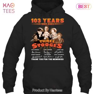NEW 103 Years 1920-2023 The Three Stooges Thank You For The Memories Unisex T-Shirt