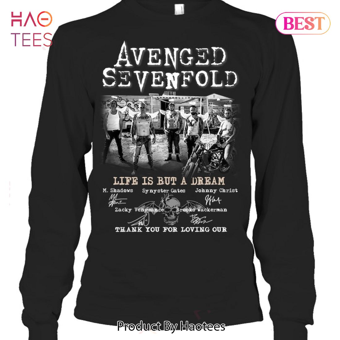 Avenged Sevenfold Life Is But A Dream North American Tour 2023 Shirt S-5Xl