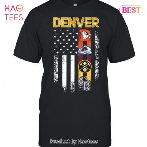 NEW Colorado Rockies Denver Nuggets Denver Broncos Colorado Avalanche Unisex T-Shirt