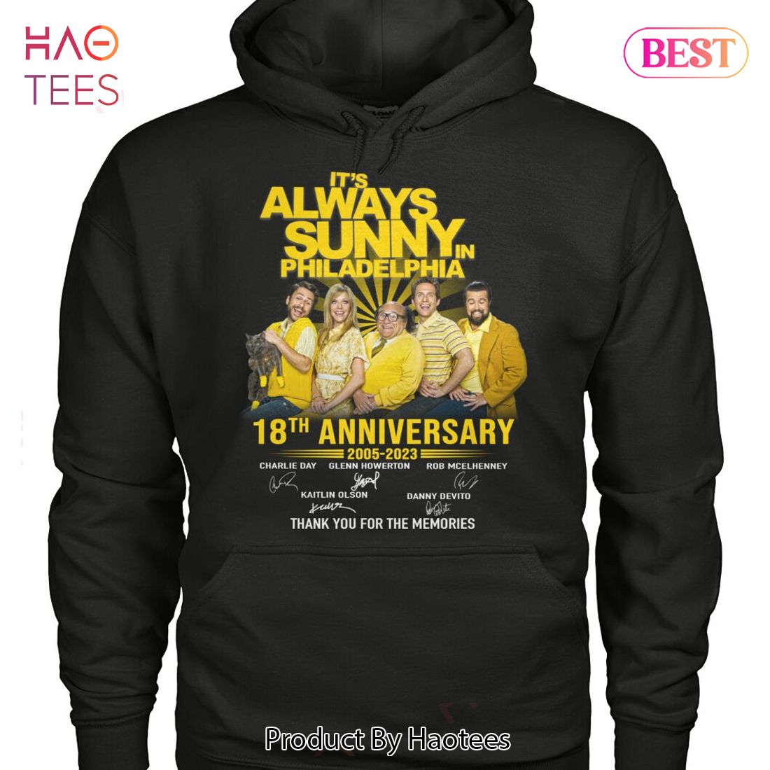 NEW It s Always Sunny On Philadelphia 18 Anniversary 2005-2023 Thank You For The Memories Unisex T-Shirt NEW It s Always Sunny On Philadelphia 18 Anniversary 2005-2023 Thank You For The Memories Unisex T-Shirt