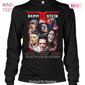 NEW Rammstein Thank You For The Memories Unisex T-Shirt