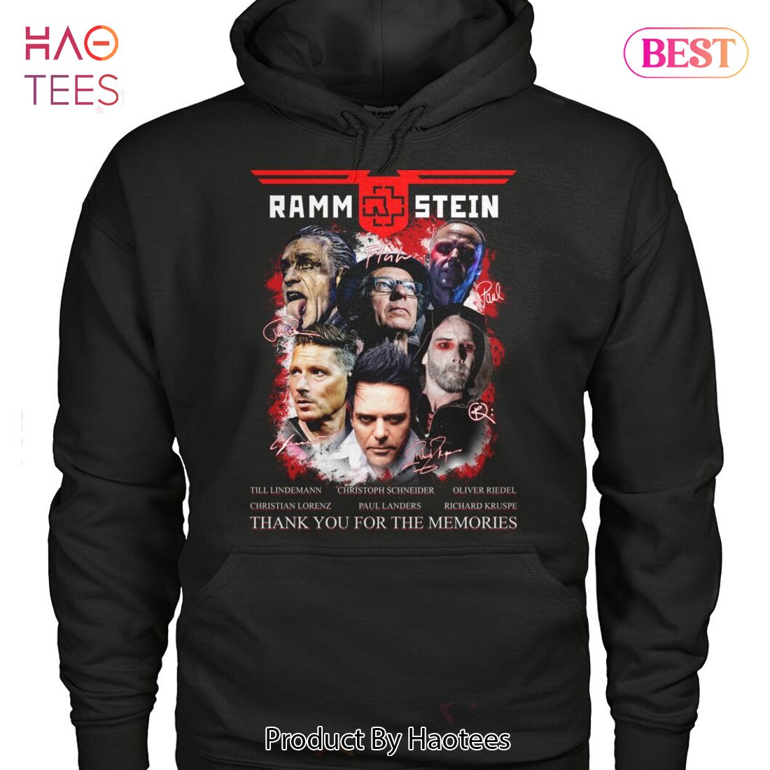 NEW Rammstein Thank You For The Memories Unisex T-Shirt NEW Rammstein Thank You For The Memories Unisex T-Shirt
