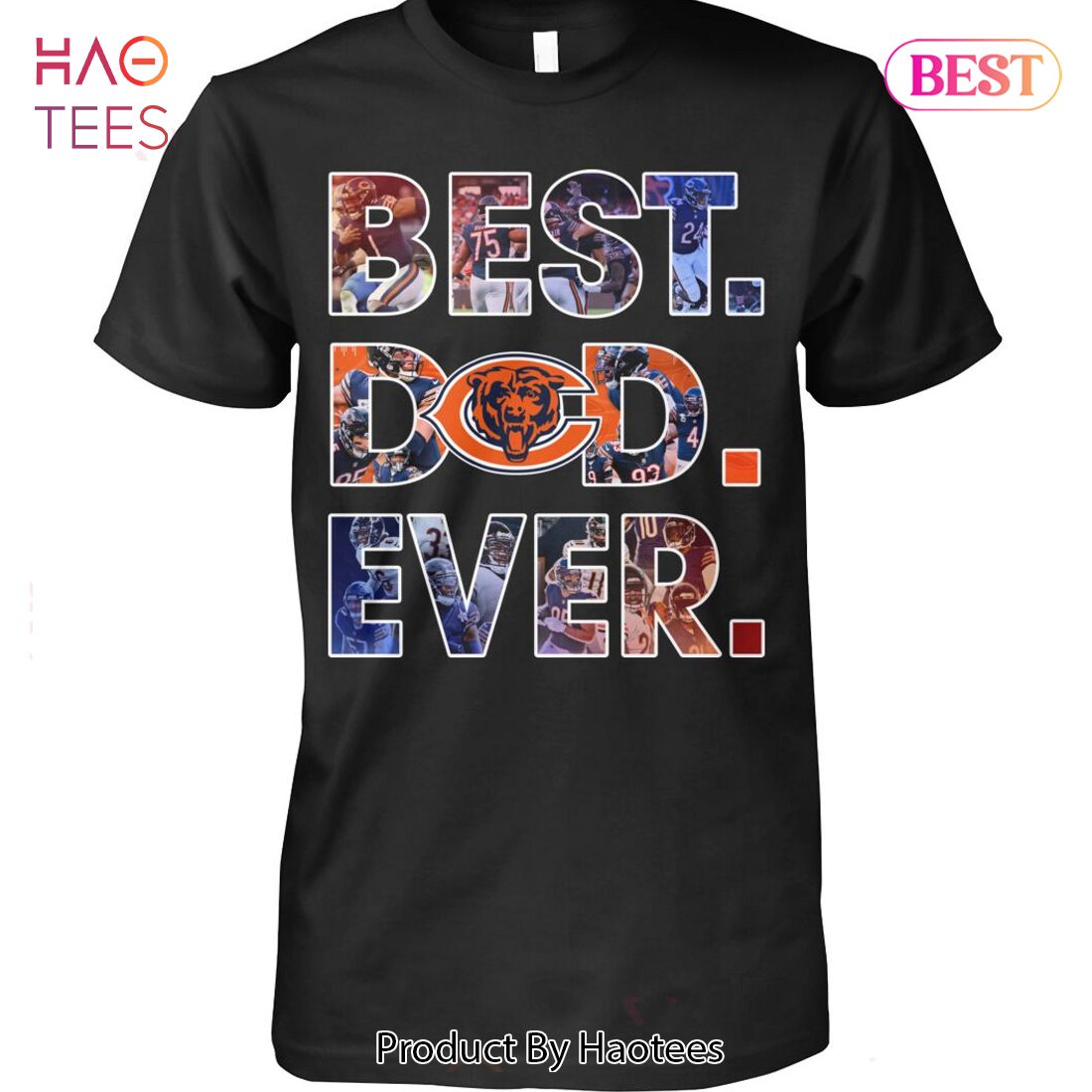 NEW Chicago Bears Best Dad Ever Unisex T-Shirt NEW Chicago Bears Best Dad Ever Unisex T-Shirt