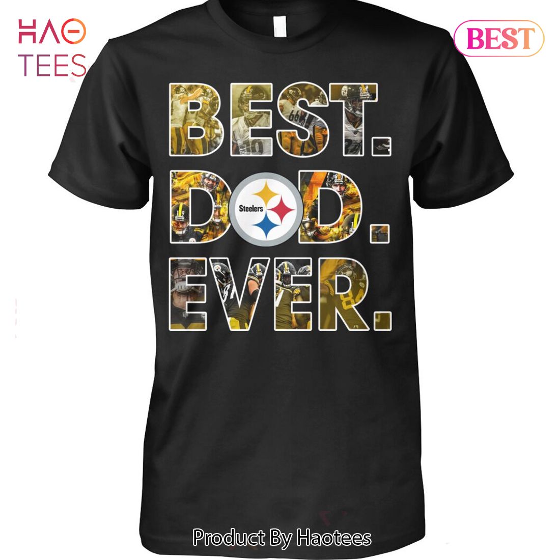 Pittsburgh Steelers Never Underestimate Dad Who Is Also A Steelers Fan Shirt