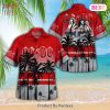 NEW Darth Vader Palm Tree Black White Hawaiian Shirt