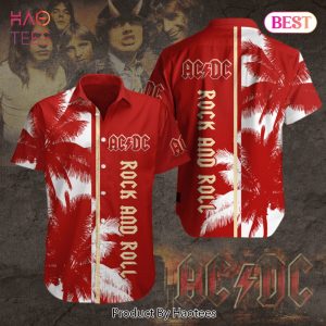 NEW Fashion AC DC Rock And Roll Hawaiian Shirt Hot Trend 2023