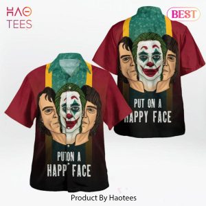 NEW Joker Put On A Happy Face Hawaiian Shirt