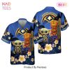 NEW The Empire Pattern Black White Hawaiian Shirt