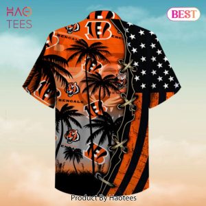 HOT Cincinnati Bengals US Flag Champions Hawaiian Shirt Trending Summer 2023