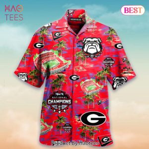 TRENDING Georgia Bulldogs NCAA Champions Hawaiian Shirt Hot Trending Summer 2023