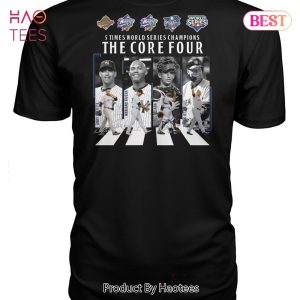 HOT 5 Times World Series Champions The Core Four New York Yankees Unisex T-Shirt