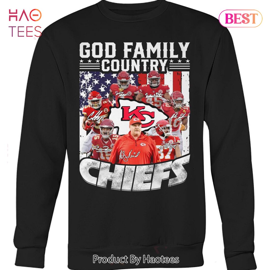 HOT God Country Kansas City Chiefs Unisex T-Shirt