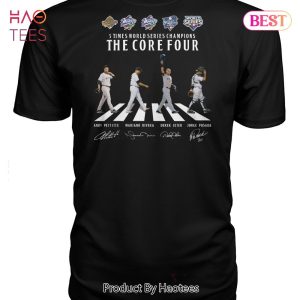 NEW 5 Times World Series Champions The Core Four New York Yankees Unisex T-Shirt