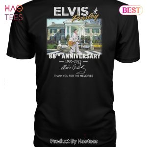NEW Elvis Presley 88 Years 1935-2023 Thank You For The Memories Unisex T-Shirt