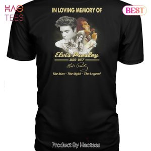 NEW In Loving Memory Of 1935-1977 Elvis Presley The Man-The Myth- The Legend Unisex T-Shirt