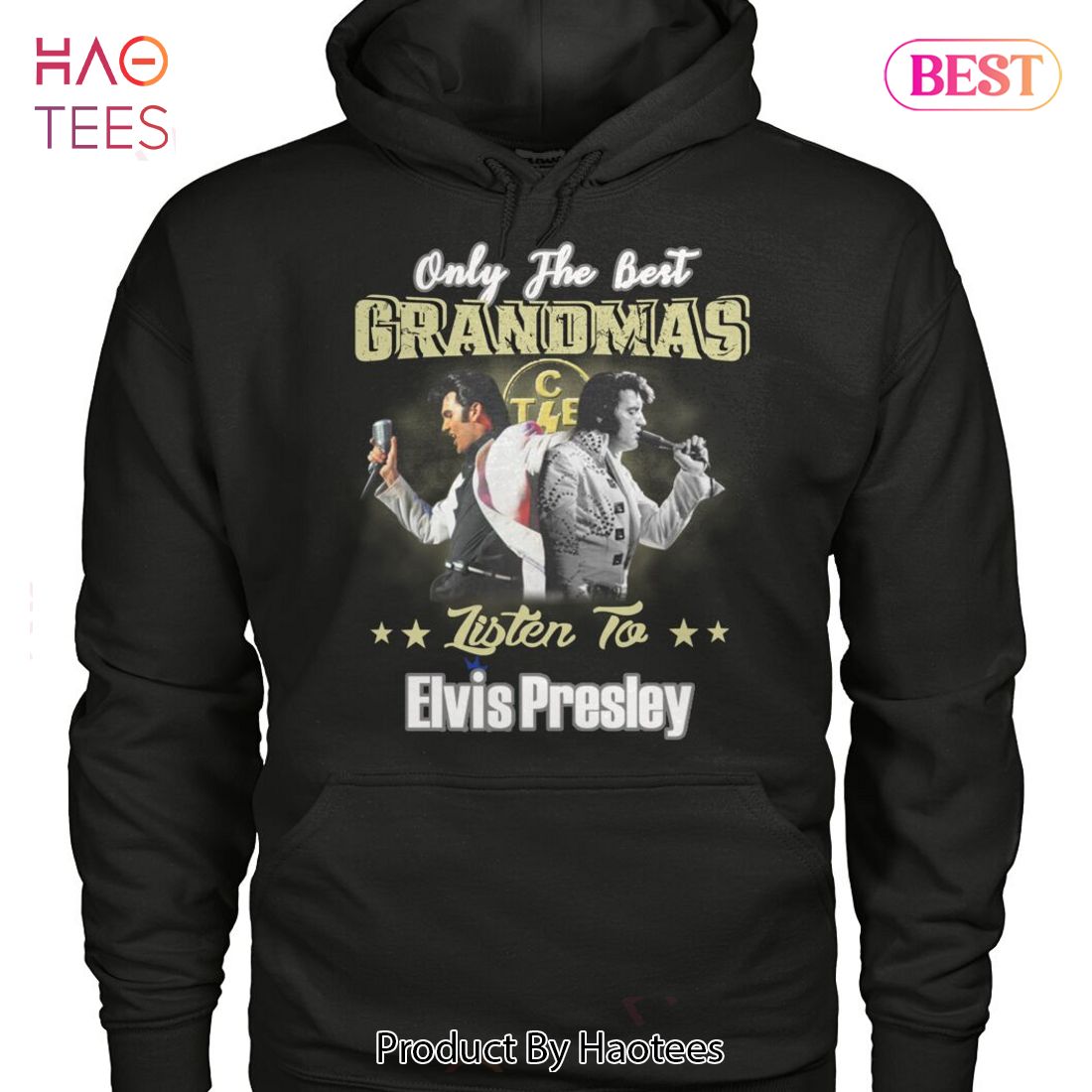 NEW Only The Best Grandmas Listen To Elvis Presley Unisex T-Shirt NEW Only The Best Grandmas Listen To Elvis Presley Unisex T-Shirt