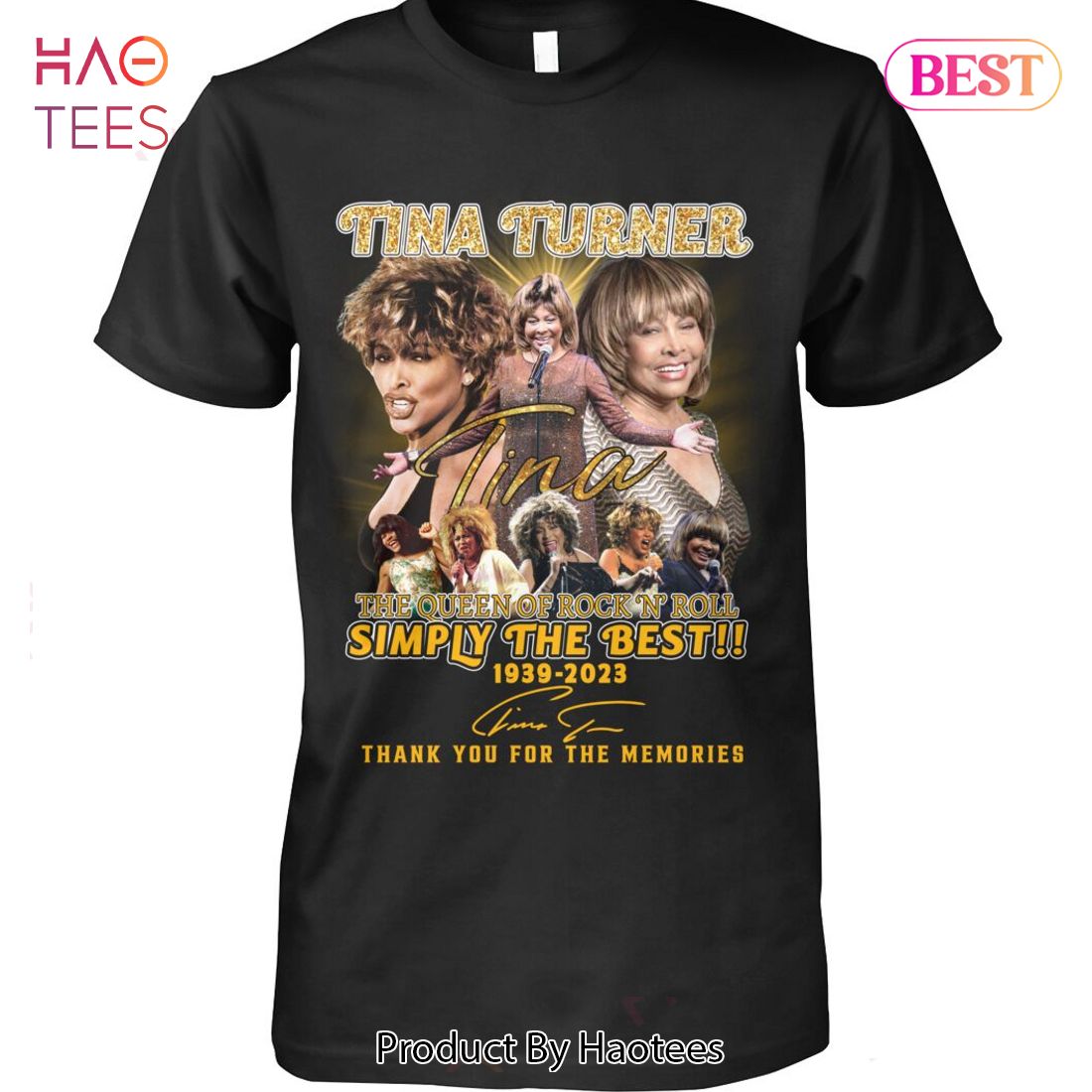 NEW Tina Turner The Queen Of Rock N Roll Simply The Best 1939-2023 Thank You For The Memories Unisex T-Shirt NEW Tina Turner The Queen Of Rock N Roll Simply The Best 1939-2023 Thank You For The Memories Unisex T-Shirt