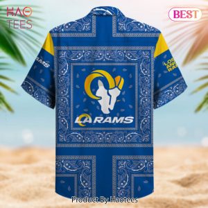 HOT Los Angeles Rams Bandana Pattern Hawaiian Shirt Trending Summer 2023
