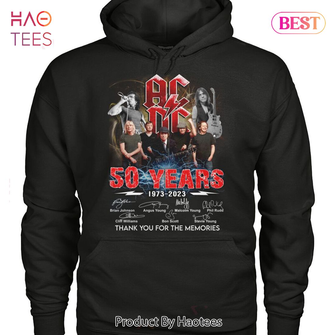 HOT TREND AC DC 50 Years 1973-2023 Thank You For The Memories Unisex T-Shirt HOT TREND AC DC 50 Years 1973-2023 Thank You For The Memories Unisex T-Shirt