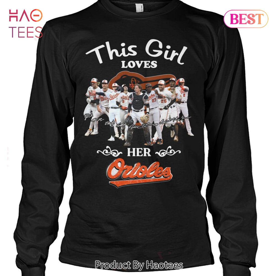 HOT TREND This Girl Loves Her Orioles Unisex T-Shirt HOT TREND This Girl Loves Her Orioles Unisex T-Shirt