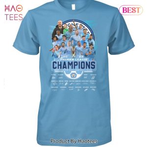 HOT 2023 Premier League Champions Manchester City Football Club Unisex T-Shirt