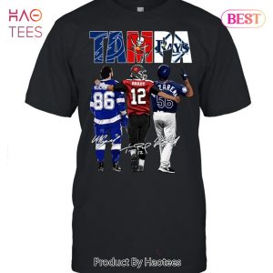 HOT TREND Tampa Bay Buccaneers Tampa Bay Rays Tampa Bay Lightning Unisex T-Shirt