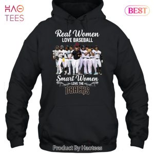 NEW Real Women Love Baseball Smart Women Love The Arizona Diamondbacks 2023 Unisex T-Shirt