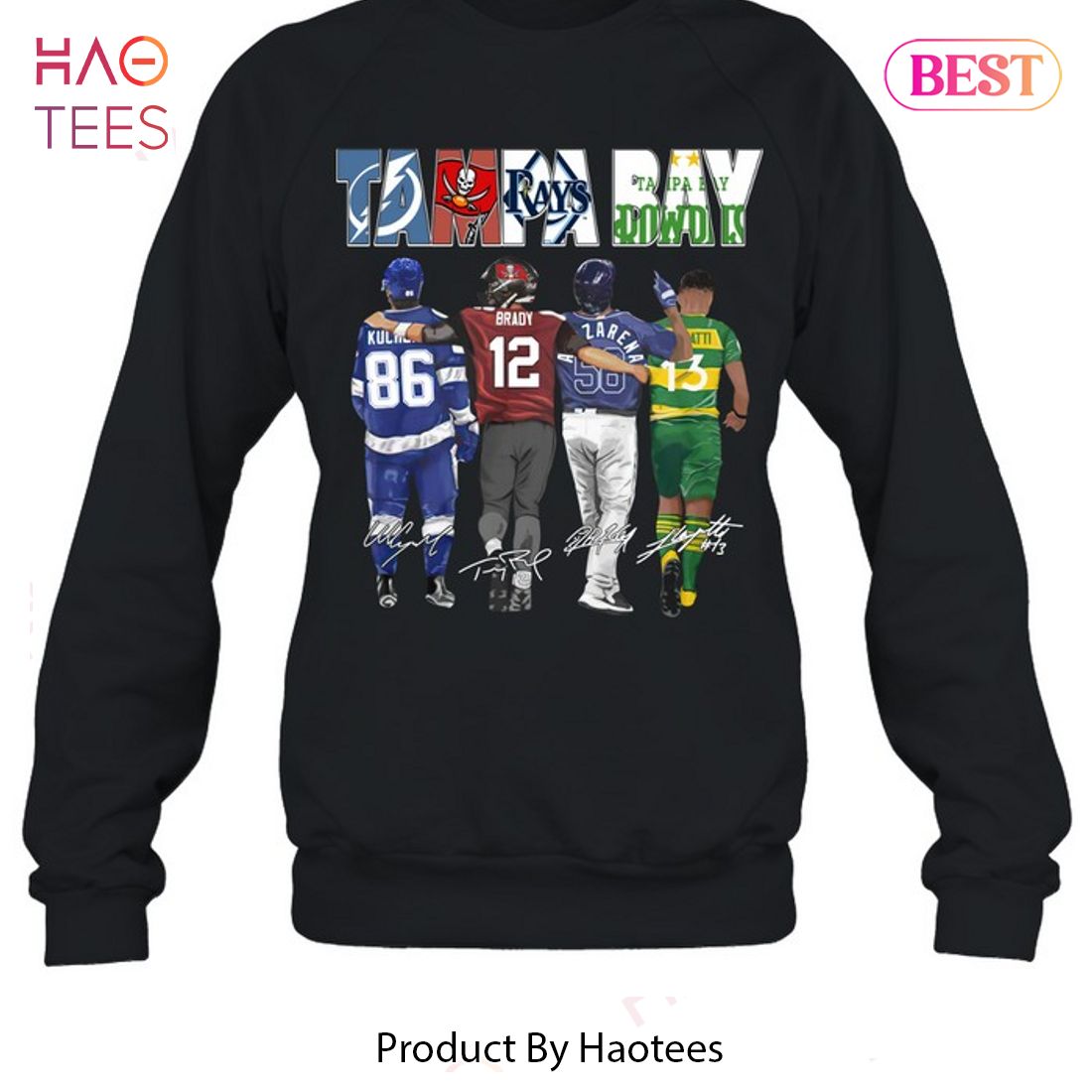 Buccaneers Lightning Rays Tampa Bay Shirt, hoodie, sweater, long