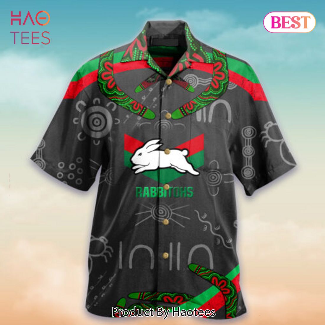 South Sydney Rabbitohs 3D Funny Hawaiian Shirt - Bring Your Ideas