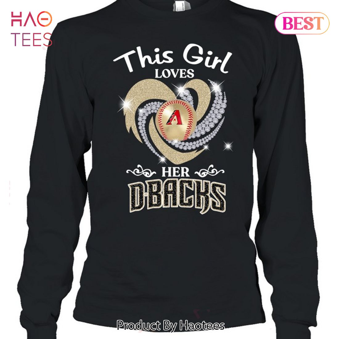 NEW This Girl Love Hers Arizona Diamondbacks Unisex T-Shirt NEW This Girl Love Hers Arizona Diamondbacks Unisex T-Shirt