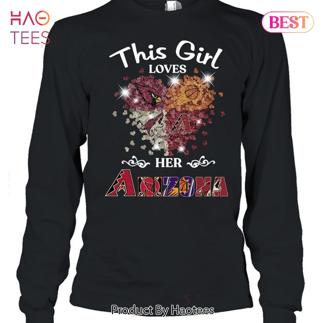 NEW This Girl Loves Her Arizona Team Sport Unisex T-Shirt NEW This Girl Loves Her Arizona Team Sport Unisex T-Shirt